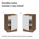 Ver imagem 4 de Balcão de Cozinha 50cm 1 Porta (sem Tampo) Rustic/branco Stella Madesa