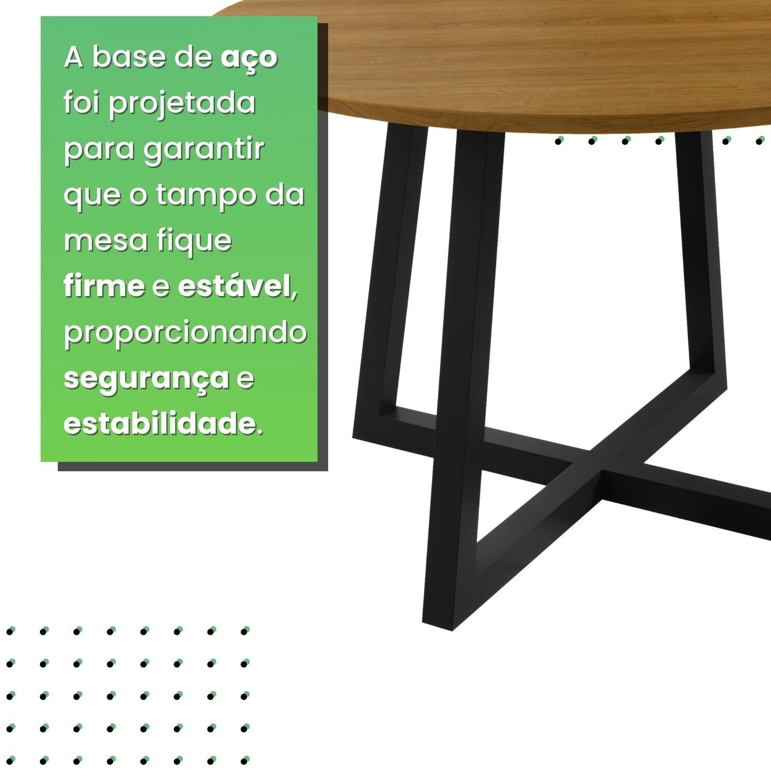 Conjunto Sala de Jantar 4 Cadeiras Madri com Braço Mesa Redonda 120cm Tampo Mdf Coliseu - 9