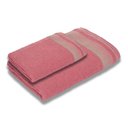 Ver imagem 1 de Jogo com 2 Toalhas Luxury Soft Beka 360 G-m² 1 Banho + 1 Rosto Luxo Rosê