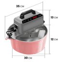 Ver imagem 5 de PA10RO Misturador Elétrico G3 10 Litros Bivolt (Panela Automática) 50/60 hz Rosa