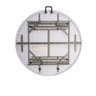 Mesa Dobrável Redonda Arizona Fratini 122 Cm (largura) Tampo Plástico Branco Base Aço Carbono - 3