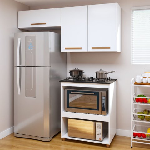 Cozinha Completa Modulada 3 Portas Angra