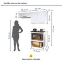 Ver imagem 3 de Cozinha Completa Modulada 3 Portas Angra