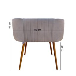 Mini Berço Moises Suede Bege - D'classe Decor - 5