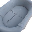 Ver imagem 6 de Mini Berço Moises Suede Bege - D'classe Decor