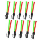 Ver imagem 1 de Bastao Sinalizador Kit 10 Uni 2 Cores Led Fluorescente Lanterna Estacionamento Transito Sinalizaçao
