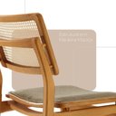 Ver imagem 6 de Conjunto Mesa Bistrô Ballare Tampo de 60cm Redondo e 4 Banquetas Eva Premium