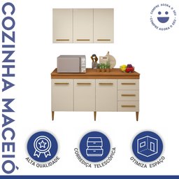 Cozinha Completa 6 Portas 3 Gavetas Maceió - 2