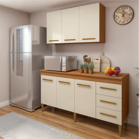 Cozinha Completa Modulada 6 Portas 3 Gavetas Maceió