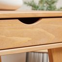 Ver mais imagens de Mesa Escrivaninha Madeira 2 Gavetas Retro Milo Madeirado Idimex