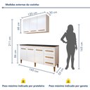Ver imagem 3 de Cozinha Completa Modulada 6 Portas 3 Gavetas Maceió
