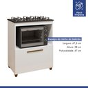 Ver imagem 5 de Cozinha Completa 4 Portas Paraty Mais Funcional