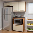 Ver imagem 1 de Cozinha Completa Modulada 4 Portas Paraty Mais Funcional