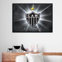 Ver imagem 2 de Quadro Decorativo Atlético MG Escudo Horizontal