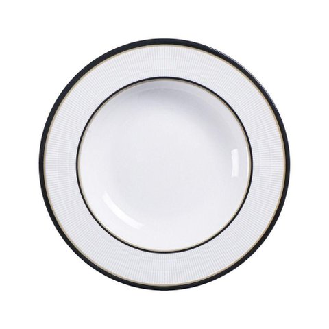 Prato Fundo Tramontina Sienna em Porcelana Decorada 23 Cm Tramontina