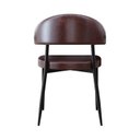 Ver imagem 2 de Cadeira Bless Fixa com 4 Pés 55 x 52,5 x 77,5 cm com 2 Unidades Marrom/Café/Preto