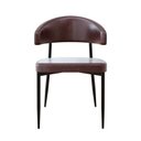 Ver imagem 6 de Cadeira Bless Fixa com 4 Pés 55 x 52,5 x 77,5 cm com 2 Unidades Marrom/Café/Preto