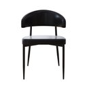 Ver imagem 6 de Cadeira Bless Fixa com 4 Pés 55 x 52,5 x 77,5 cm com 2 Unidades Preto