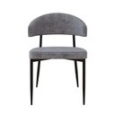 Ver imagem 6 de Cadeira Bless Fixa com 4 Pés 55 x 52,5 x 77,5 cm com 2 Unidades Cinza/Preto