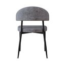 Ver imagem 2 de Cadeira Bless Fixa com 4 Pés 55 x 52,5 x 77,5 cm com 2 Unidades Cinza/Preto