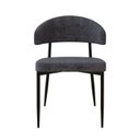 Ver imagem 6 de Cadeira Bless Fixa com 4 Pés 55 x 52,5 x 77,5 cm com 2 Unidades Preto/Grafite