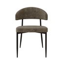 Ver imagem 6 de Cadeira Bless Fixa com 4 Pés 55 x 52,5 x 77,5 cm com 2 Unidades Marrom/Preto