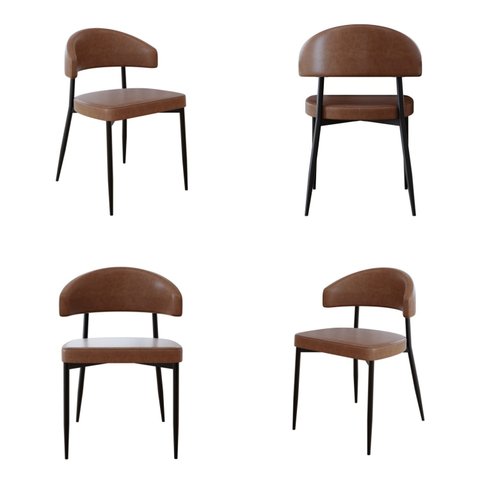 Cadeira Bless Fixa com 4 Pés 55 X 52,5 X 77,5 Cm com 4 Unidades