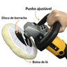 Politriz Automotiva Angular Profissional 7 Pol 1600w Máquina Polimento Polir Importway Iwpoa-1600 - 4