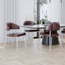 Ver imagem 3 de Cadeira Bless Fixa com 4 Pés 55 X 52,5 X 77,5 Cm com 2 Unidades