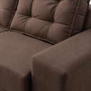 Ver imagem 4 de Conjunto de Sofá 3 e 2 Lugares Torun Marrom Masterflex