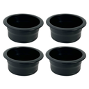 Ver imagem 1 de Kit 4 Porta Copos de Embutir para Lancha Barco Preto