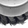 Escova Aço Carbono Trançado Copo 4 X M14 P/ Remoçao Rebarbas - 4