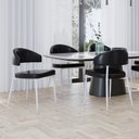 Ver imagem 3 de Cadeira Bless Fixa com 4 Pés 55 X 52,5 X 77,5 Cm com 2 Unidades