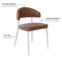 Ver imagem 5 de Cadeira Bless Fixa com 4 Pés 55 X 52,5 X 77,5 Cm com 2 Unidades