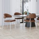 Ver imagem 3 de Cadeira Bless Fixa com 4 Pés 55 X 52,5 X 77,5 Cm com 2 Unidades