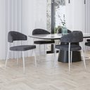 Ver imagem 3 de Cadeira Bless Fixa com 4 Pés 55 X 52,5 X 77,5 Cm com 2 Unidades