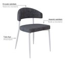 Ver imagem 5 de Cadeira Bless Fixa com 4 Pés 55 X 52,5 X 77,5 Cm com 2 Unidades