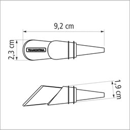 Tampa para Garrafa de Vinho Tramontina Harmoniza em Aço Inox Nylon e Silicone Tramontina - 2