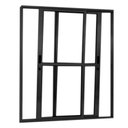 Ver imagem 2 de Porta Sacada de Alumínio 2 Folhas Móveis 210 X 120cm com Fechadura Linha 25