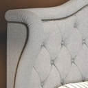 Ver imagem 6 de Cabeceira Cama Box Queen Monarque para Quarto em Linho Bege Claro - Larbelle