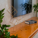 Ver imagem 3 de Quadradinho Triplo de Ferro Decorativo Estoli Moderno