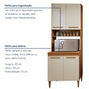 Ver mais imagens de Cozinha Completa Modulada 6 Portas Blumenau