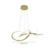Lustre Pendente Quality Orgon 1424 Led Bivolt Dourado - 4