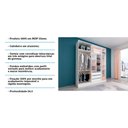 Ver imagem 5 de Guarda Roupa Closet sem Portas 2 Peças, 3 Gavetas, 2 Cabideiros Branco Prime Luciane Móveis