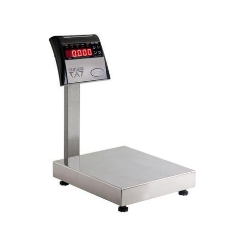 Balança Eletronica 150/50kg 40x28cm com Coluna Pad Ramuza 2282