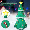 Ver imagem 3 de Arvore Natal Inflavel Decoraçao Natalina Loja Comercio Shopping Evento Casa Vitrine Predio Hall Entr