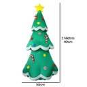 Ver imagem 2 de Arvore Natal Inflavel Decoraçao Natalina Loja Comercio Shopping Evento Casa Vitrine Predio Hall Entr