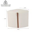 Ver imagem 4 de Conjunto Onix Mesa Centro Ø82,5 Madeira/metal e 04 Puff