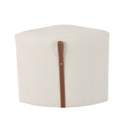 Conjunto Onix Mesa Centro Ø82,5 Madeira/metal e 04 Puff - 5