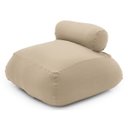 Ver imagem 1 de Puff Sensorial Relax Ergonômico com Encosto e Enchimento Perolas 3mm Goodpufes Extrema Maciez Bege
